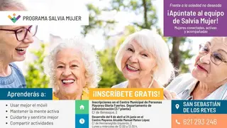 Cartel Salvia Mujer - Imagen del Ayuntamiento de San Sebasti&aacute;n de los Reyes