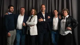 El equipo de NODUS al completo con Albert Pijuan, CEO de la compa&ntilde;&iacute;a, en el centro de la imagen - Foto de NODUS