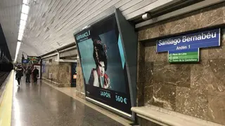 Metro Santiago Bernab&eacute;u