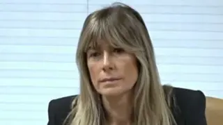 Bego&ntilde;a G&oacute;mez en una comparecencia - Foto de la emisi&oacute;n en directo Asamblea de Madrid