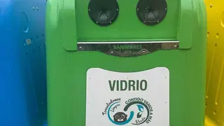 Contenedor de vidrio - Foto del Ayuntamiento de Torrelodones