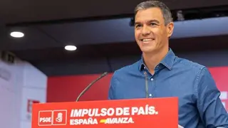Pedro S&aacute;nchez, durante una intervenci&oacute;n | Foto de PSOE