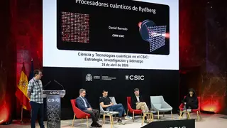 Mesa redonda del acto /Lorenzo Plana (CSIC)