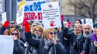 Foto de la Plataforma 30N durante una de las movilizaciones realizadas