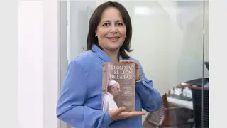 Le&oacute;n XIV, el Le&oacute;n de la paz: El libro de Almudena Hern&aacute;ndez sobre el Papa - Foto de Jorge Villa (Servimedia)