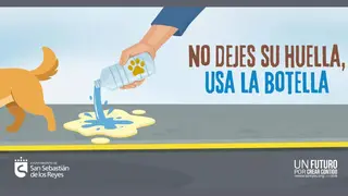 Imagen `No dejes su huella, usa la botella&acute;: San Sebasti&aacute;n de los Reyes pone coto a los orines de los perros en la v&iacute;a p&uacute;blica - Imagen del Ayuntamiento de San Sebasti&aacute;n de los Reyes