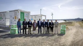 Iberdrola estrena en C&aacute;ceres la mayor bater&iacute;a de almacenamiento de energ&iacute;a de Espa&ntilde;a con 120 MWh de capacidad - Foto de Iberdrola