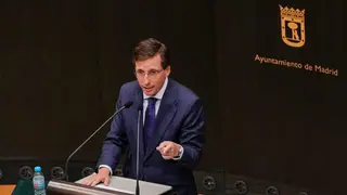 Almeida durante su intervenci&oacute;n en el Debate del Estado de la Ciudad - Foto Ayuntamiento de Madrid