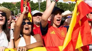 Aficionados espa&ntilde;oles en Col&oacute;n - RFEF