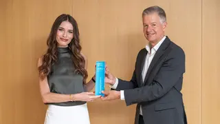 M&oacute;nica Sada, fundadora de UNICSKIN, galardonada con el 'CaixaBank Premio Empresaria' en la Comunidad de Madrid