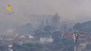 Incendio entre Almorox y Villa del Prado - Foto de la Guardia Civil