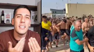 "Nos est&aacute;n extorsionando": la contundente denuncia de Javi Cabello sobre la tensi&oacute;n fronteriza en Ceuta que se ha vuelto viral - Im&aacute;genes extra&iacute;das del v&iacute;deo publicado por Javi Cabello