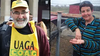 Javier S&aacute;nchez y Esther Latorre - Fotos de la Uni&oacute;n de Agricultores y Ganaderos de Arag&oacute;n (UAGA)