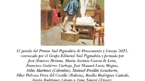 Premio Internacional Sial Pigmalión de Pensamiento y Ensayo 2023