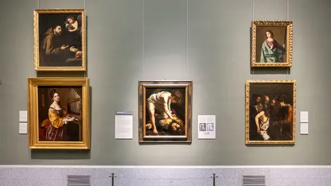 David vencedor de Goliat en la sala 7a