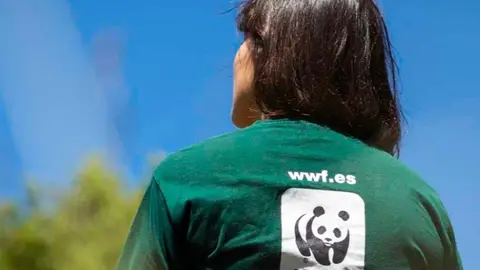Voluntaria de WWF - Foto de José Luis Regalado WWF