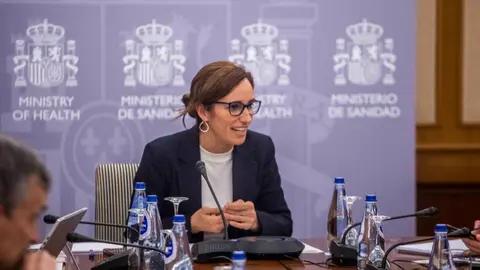 La ministra de Sanidad durante la celebración del Consejo Interterritorial - Foto de Ministerio de Sanidad