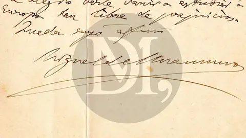 Miguel de Unamuno carta inédita