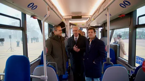 Presentación de los nuevos autobuses - Foto de la Comunidad de Madrid