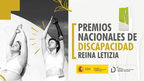 Cartel Premios Nacionales de Discapacidad Reina Letizia