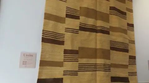 En la Real Fábrica de Tapices exposición Paisajes Tejidos de Atelier Talasin (15)