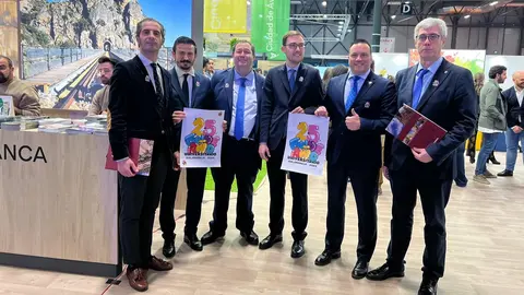 La Asociación de Empresarios de Hostelería de Salamanca y el Ayuntamiento firman el
acuerdo de colaboración en Fitur - Asociación de  Empresarios de Hostelería de Salamanca