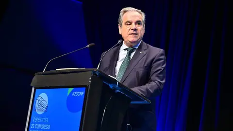 Jesús Aguilar, presidente del Consejo General de Colegios de Farmacéuticos - Foto del Cgcof