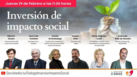 Diálogo 'Inversión de impacto social' de Servimedia