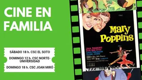 Cartel de la programación de marzo de 'Cine en familia' en Móstoles - Foto del Ayuntamiento de Móstoles
