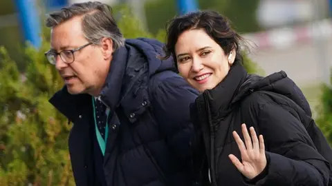 Ayuso y Serrano en Rumanía - Comunidad de Madrid