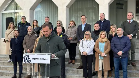 Escribano durante el acto - Foto del Ayuntamiento de Arganda del Rey