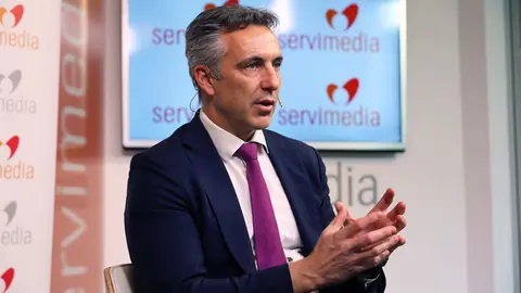 Carlos Novillo en Servimedia - Foto Esteban Mesón de Arana