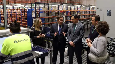 Imagen de la inauguración de los almacenes de Cofares en Linares - Foto de Cofares