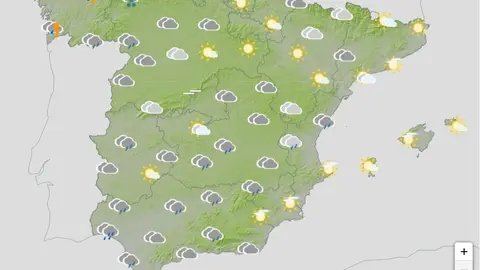 predicción AEMET Jueves Santo 2024