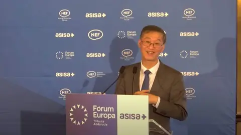 Yao Jing, embajador de la República Popular China en el Reino de España en Nueva Economía Forum - NEF