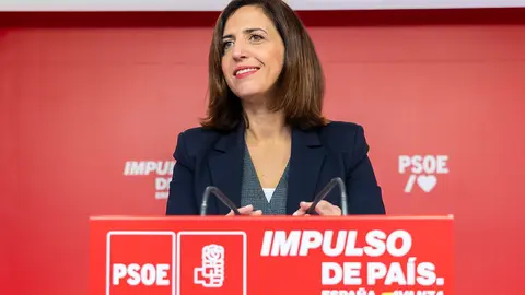 La portavoz de la Ejecutiva Federal del PSOE, Esther Peña - Foto del PSOE