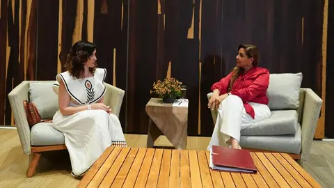 Ayuso y la gobernadora de Quintana Roo - Foto de la Comunidad de Madrid