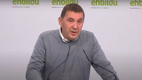 Arnaldo Otegi durante una rueda de prensa de EH Bildu - Foto de EH Bildu