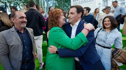 Imanol Pradales, en un mitin de su partido - Foto del PNV