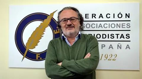 Miguel Ángel Noceda, presidente de la Federación de Asociaciones de Periodistas de España (FAPE) - Servimedia