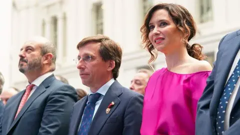 Díaz Ayuso, junto a Almeida en el acto de esta mañana - Comunidad de Madrid