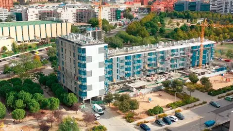 Promoción de La Rosilla 3 en construcción - Ayuntamiento de Madrid