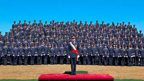 El Rey en la jura de los nuevos sargentos Aviación. León