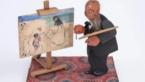 3 Joaquín Tellechea y Turrillos, Caricatura de Sorolla, 1918, Museo Sorolla, n.º inv. 20095