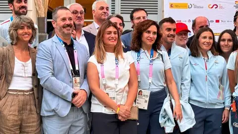 Díaz Ayuso en la recepción oficial del Comité Paralímpico Español en París - Comunidad de Madrid