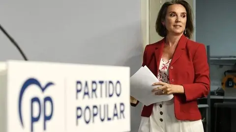 Cuca Gamarra, en rueda de prensa - Foto del PP