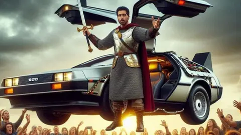 Un Delorean medieval.