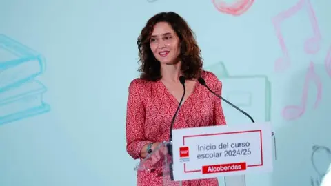 Ayuso en la inauguración del curso 2024/25 - Foto de la Comunidad de Madrid