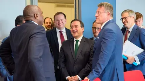 Albares en Bruselas - Foto del MAEC