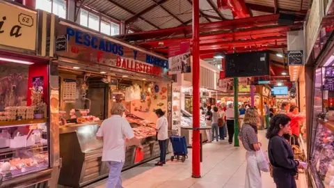 Imagen de archivo interior del Mercado de la Paz - Foto Ayuntamiento de Madrid